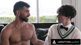 Hot - Closeted Virgin Cristiano Gets Passionately Bareback Fucked By Caring Adam Ramzi