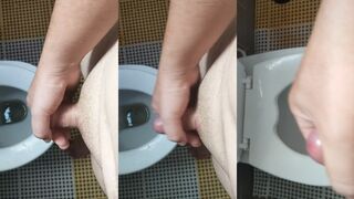 Cute Fat Boy Having a Small Cumshot After Pee