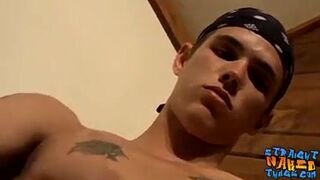 Straight thugs Cain and Viper talk shit before masturbation