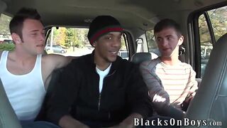 Cameron Gets Fucked By Two White Boys