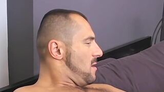 Muscle DILFs Arpad Miklos and Jonny Mack fuck after blowjob