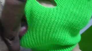 College student sucker sucks daddy's big powerful fat cock!