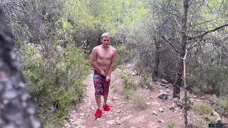 Naughty jock Sam Carter masturbates and gives buddy handjob