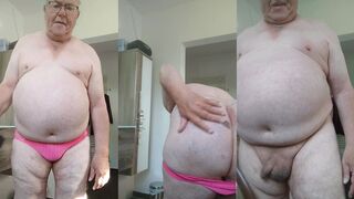 Wife's pink panty and punishment