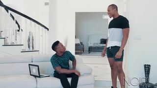 str8 ebony male has sex with his soon to be bro in l a w