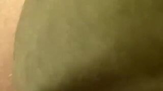 Young man wished luck in jerking off with a lick on dick