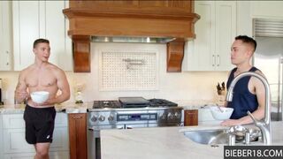 Two Gay Boys Spicing Up The Breakfast
