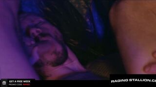 Tired N' Horny Beefy Truckers 1st Gay 3some