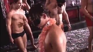 Gorgeous muscular latino dudes in masks have a hot gay ass