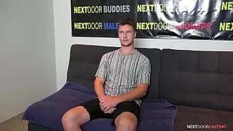 20YO With Big Cock Has First Porn Audition