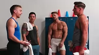 Nick Thompson Gives Massage To His Boss