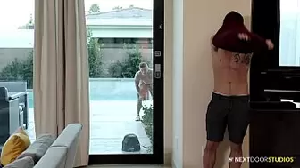 School Boy Gets Landscaping Gig & Sexy Home Owner