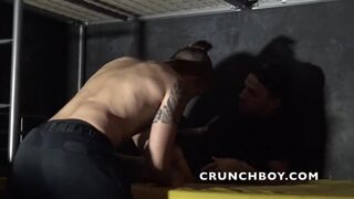 KEVIN LAUREN fucked bareback by IZAN LOREN at the Naked Bar