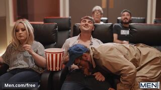 Dante Colle Michael Boston Pound Troye Dean Until They Both Cum All Over His Ass - Men