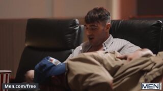 Dante Colle Michael Boston Pound Troye Dean Until They Both Cum All Over His Ass - Men