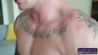 Markie bends him over and fucks him raw