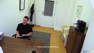 DIRTY SCOUT 180 - Muscular Dude Is Desperate For A Job So Lets Agent Fuck Him