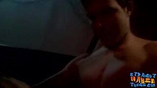 Straight thug needs to loosen up so he strokes it wildly