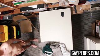 Twink suspect gets bareback screwed by a horny officer