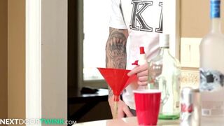 Frat Stud Joins Gay Couple In Threesome - HotTwink