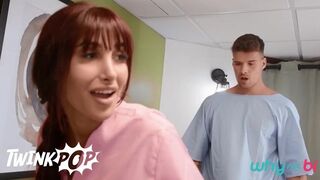 Twink - Malik Delgaty Needs His Balls Drained And Trevor Brooks & Mimi Malibu Are There To Help