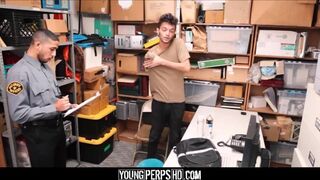 Straight Skinny Twink Boy Caught Shoplifting Fucked Gay Cop