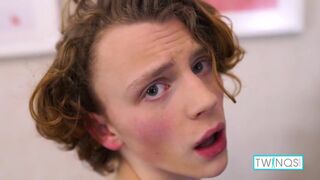 Ginger Twink Tristan Vincent Strokes His Big Cock And Cums!