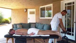 Carter Woods Gives Client Special Massage