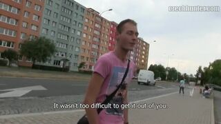 CZECH HUNTER 370 - Lost Stranger Gets Help Finding His Way Into Dude's Smooth Asshole