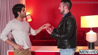 Straight guy tastes a stiff juicy prick