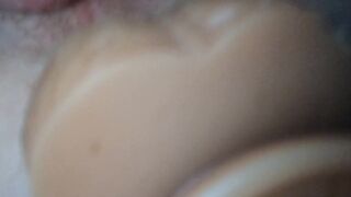 Jerking My 5 Inch Cock and Fucking Myself with My 5 Inch Dildo