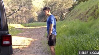 Outdoors Gay Pleasant Experience Near a Jeep