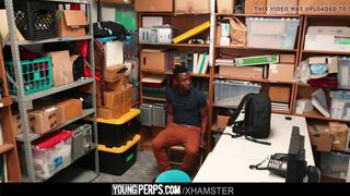 Preps - Teen shoplifter punished by a horny mallcop