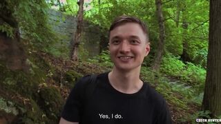 Hunter - Twinky Tourist Hitchhikes & Agrees To Fuck A Stranger In The Park For A Ride To Town