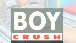 Blond Devin Becker anal plays with dildo while jerking of