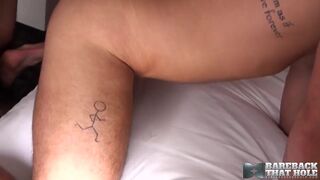 BareBack Alex Mason Spitroasted In Naughty Threesome