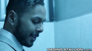 Office Hunks Fuck Raw In Work Bathroom