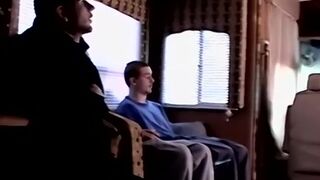 Bottom homosexual ass banged wildly and receives facial