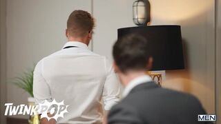 Felix Fox Prepares Food But Gets Distracted By Finn Harding Fingering His Asshole