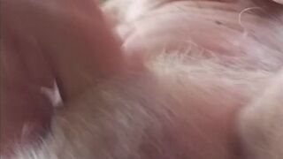 Grandpa Daddy Exhibitionist Caught Naked Jerking in Public Outdoor Woods