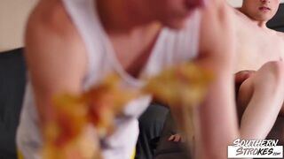 Hot Timber Harvest Receives Massage And Handjob