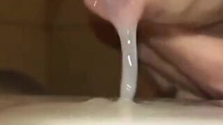 Brandsboit of sperm in slow motion video!