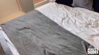 Real Dude - Rourke Is Stuck Under The Bed So His Stepbrother Zilv Pulls Down His Brief And Fucks His Hole