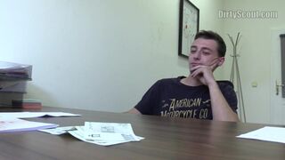 DIRTY SCOUT 160 - Straight Guy Takes The Agents Bait & Gets Down On His Knees To Suck Cock