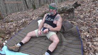 Daddy Bear Will Angell breeds Scott Ryder out in the woods