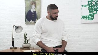 Hot - Hormonal Teen Gets Pounded Raw By His Old Man