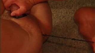 Randy cock sucking man takes cock and dildo in ass before