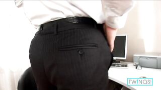 Brunette Twink Jordan V Rubs His Cock And Fingers His Ass!