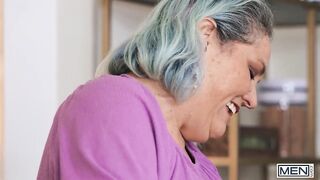 MEN - Check Out This Hot Fuck Train With Trevor, His Sexy Girlfriend Jewel Diamant & His Stepdad Reese