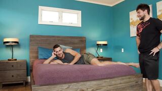 Shhh! Dante Colle Fucked While On Phone With GF